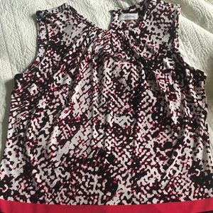 Gently worn Calvin Klein career top size L